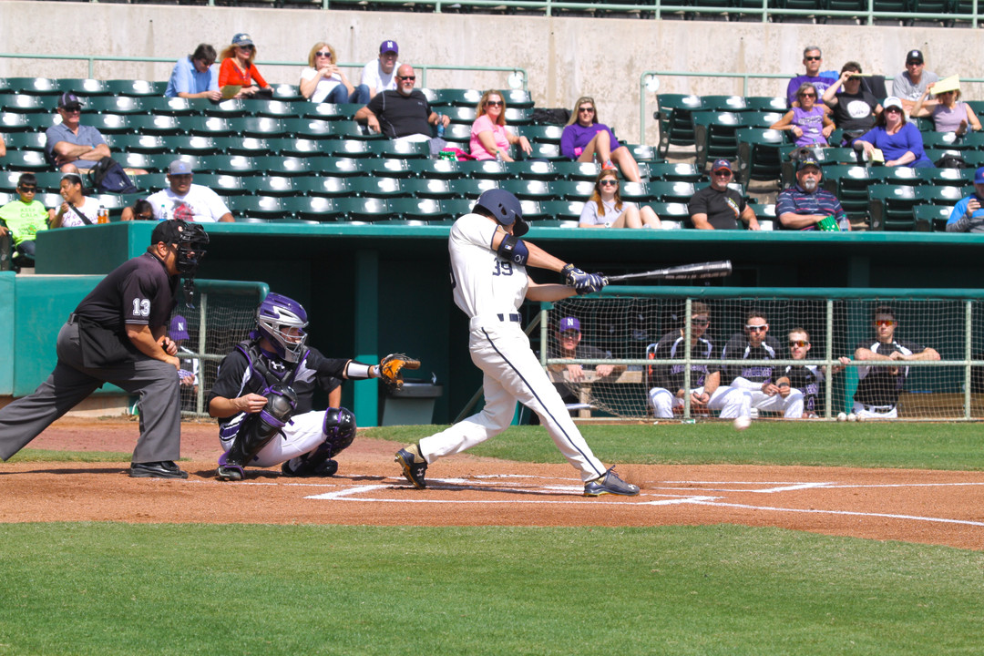 Freshman Jake Johnson sports a .541 on-base percentage in eight games this season.