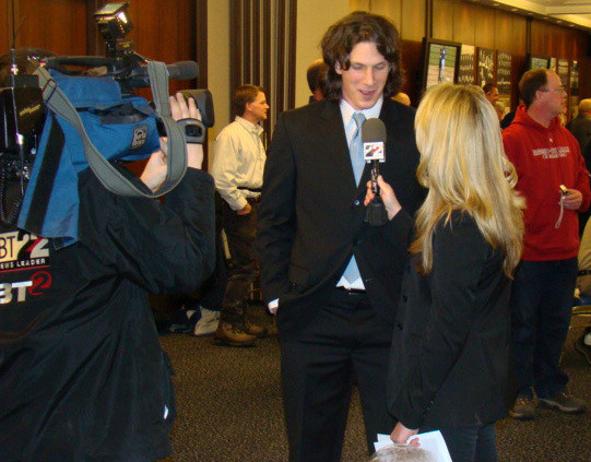 Jeff Samardzija speaks at Opening Night Baseball Dinner