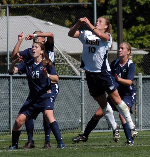 Senior All-America midfielder/forward Brittany Bock was named the BIG EAST Preseason Offensive Player of the Year and a unanimous preseason all-conference pick, according to a vote of the league's 16 head coaches released on Wednesday. The coaches also unanimously chose Notre Dame to win the 2008 BIG EAST National Division title.