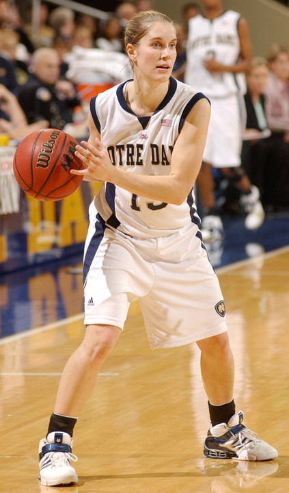 Senior All-America guard Megan Duffy leads the Irish in scoring (16.1 ppg.), assists (5.0 apg.) and steals (2.7 spg.) this season, ranking among the top 10 in the BIG EAST in all three categories.