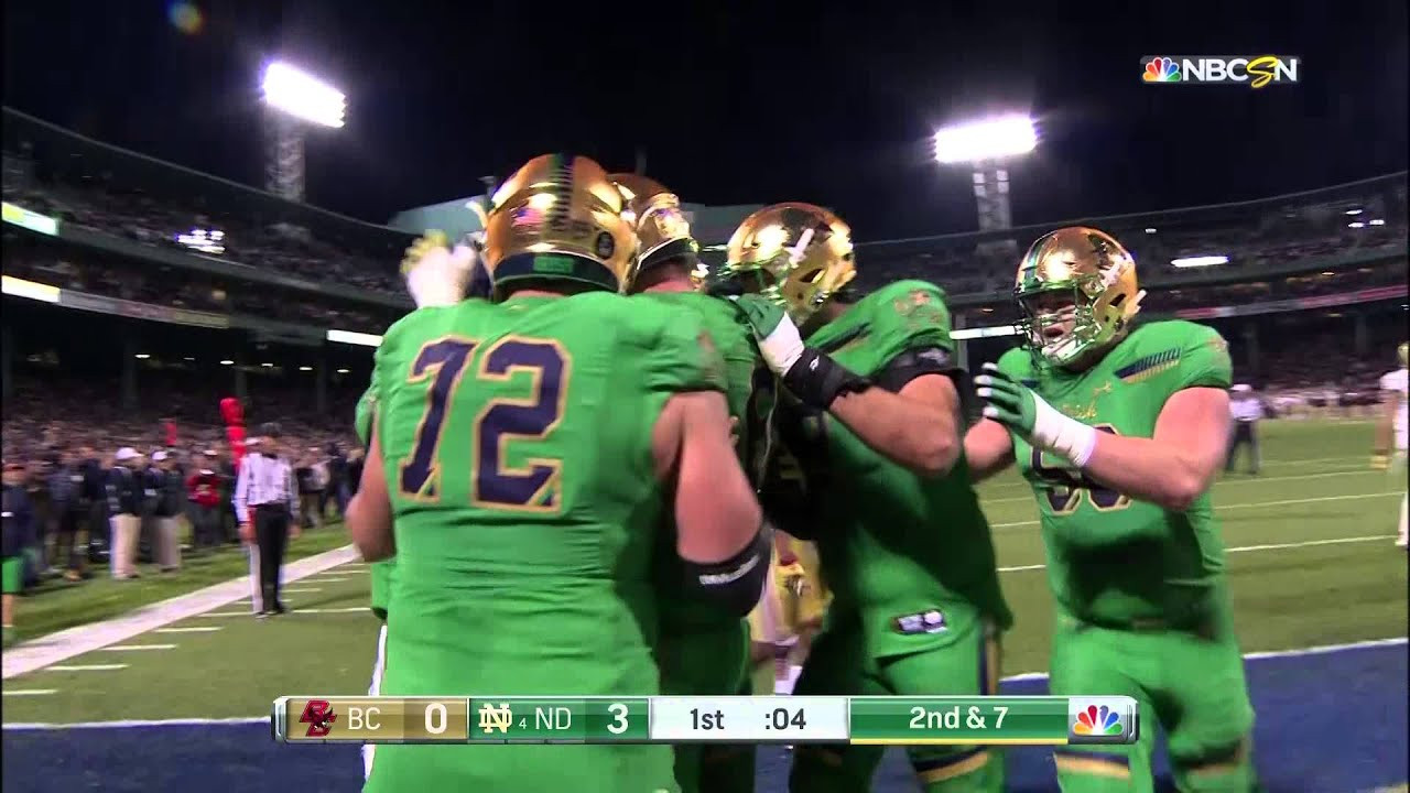 FB Boston College Halftime Highlights