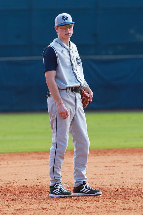 Freshman Kyle Fiala had a hit, RBI, run and two walks Tuesday night against Robert Morris (IL).