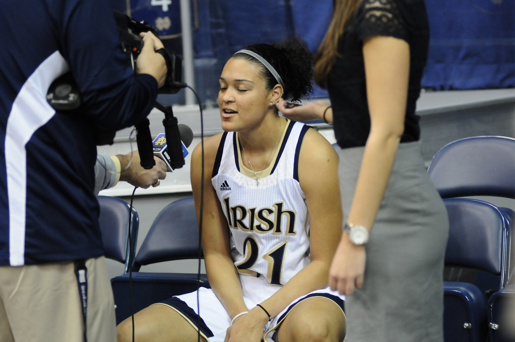 Notre Dame Women's Basketball Media Day 10-11-2012