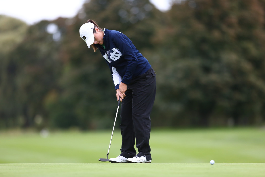Freshman Jordan Ferreira had her best round of the tournament today with a score of 71 (-1).
