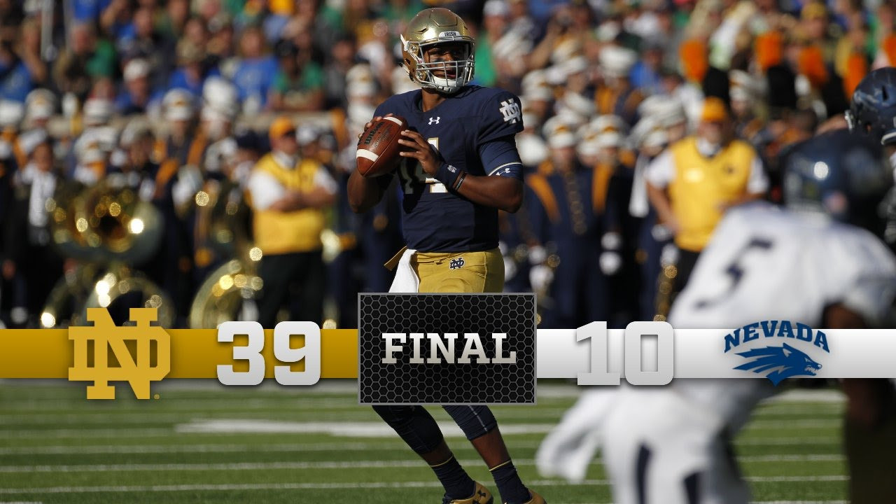 Notre Dame Nevada Football Highlights