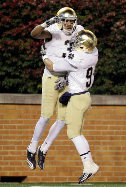 Michael Floyd celebrates his touchdown catch.