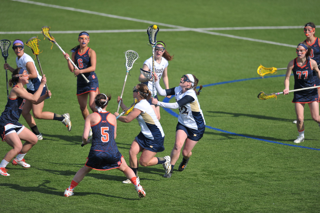 Margaret Smith controls one of her team-high 47 draws this year.