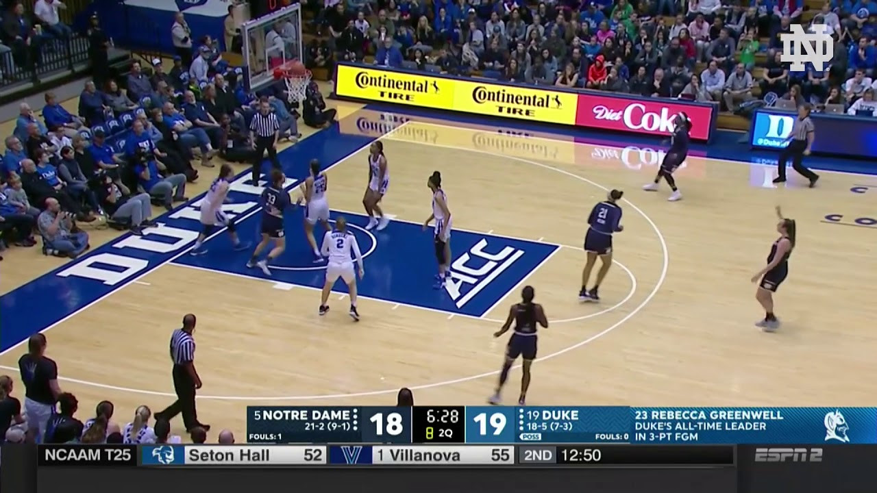 Highlights | @NDWBB vs. Duke (2018)