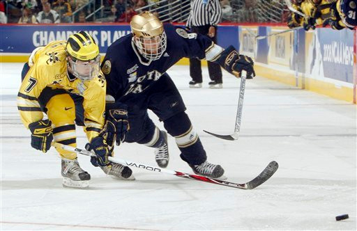 Notre Dame vs. Michigan - NCAA Frozen Four Semifinals