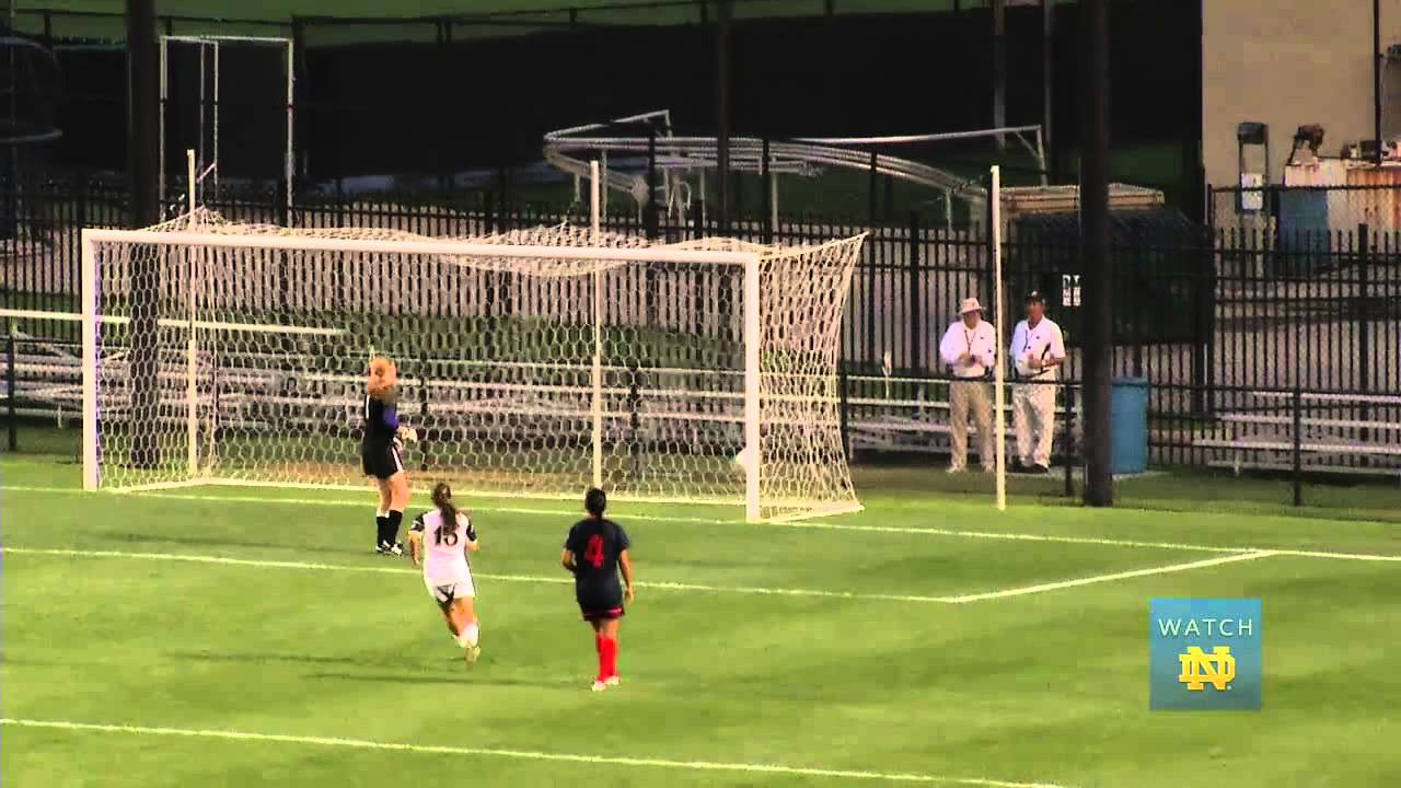 Morgan Andrews Awesome Goal - Notre Dame Women's Soccer