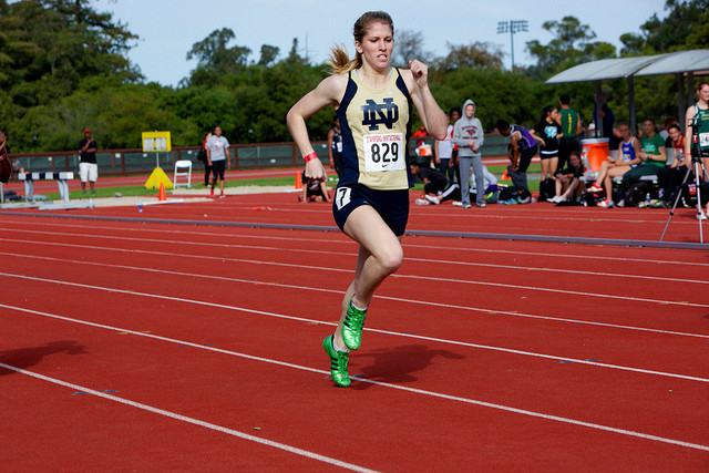 Junior Michelle Brown is ranked No. 2 in 400m on the NCAA East Preliminary Qualifying List