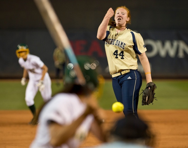 2012 BIG EAST Pitcher of the Year Laura Winter is among a talented group of 13 Notre Dame returnees