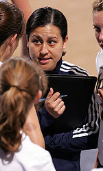 Louella Lovely was a coach for the U.S. Junior A2 Team, which is comprised of elite players born since 1986 that are not on the current U.S. national teams, but have the potential to earn spots in the future.