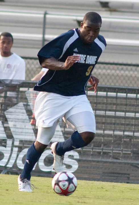 Bright Dike leads all BIG EAST players in goals (8) and points (18).