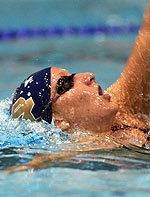 Senior Katie Carroll smashed the Rolfs Aquatic Center pool record in the 1,650-freestyle at the Shamrock Invitational