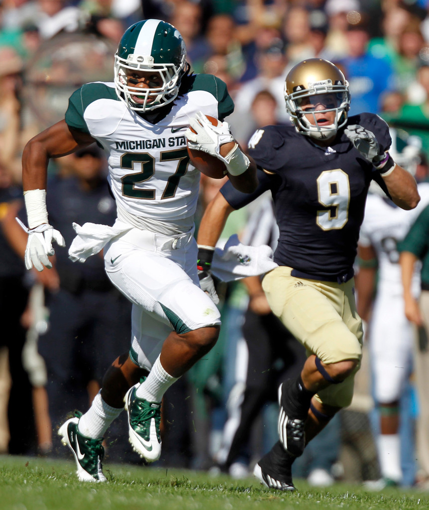 Irish Earn Resounding First Win, 31-13 Over #15 Spartans (AP)