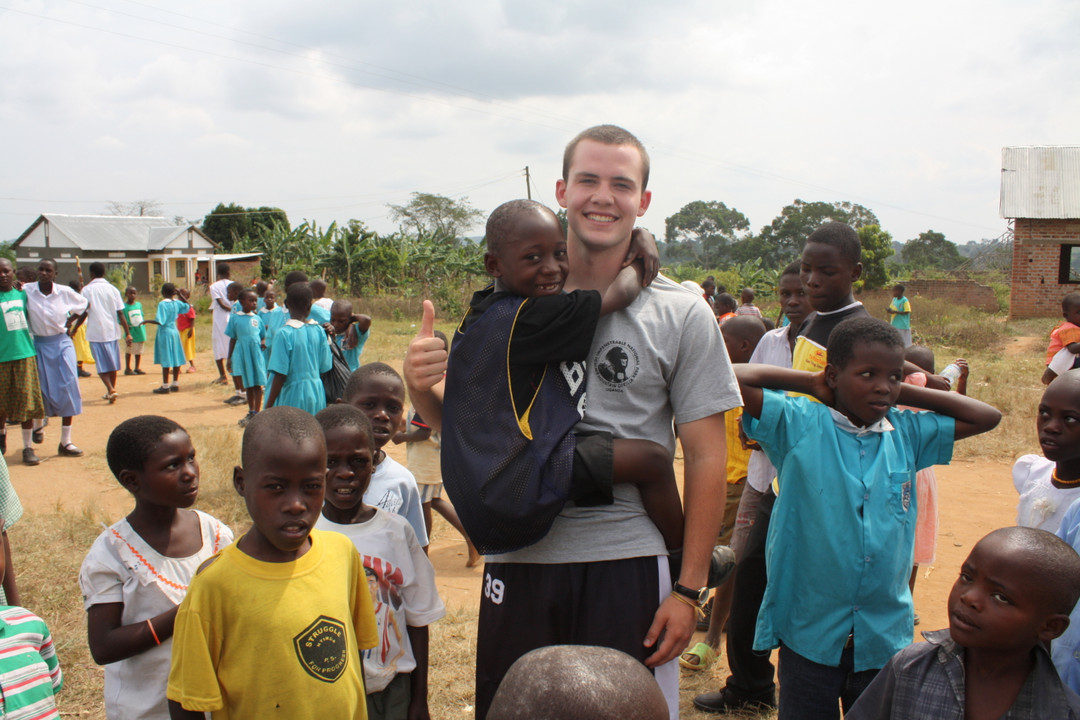 Brems at Our Lady of the Assumption Parish Youth Day Celebration in Kkindu village.