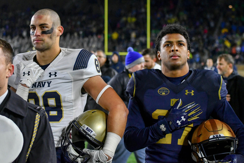 Notre Dame vs. Navy (USATSI)