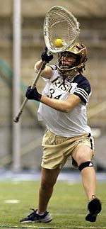 Notre Dame goalkeeper Carol Dixon is the BIG EAST defensive player of the week for April 10.  In two games last week, she recorded 31 saves, including a career-high and Notre Dame-record 22 versus Duke.