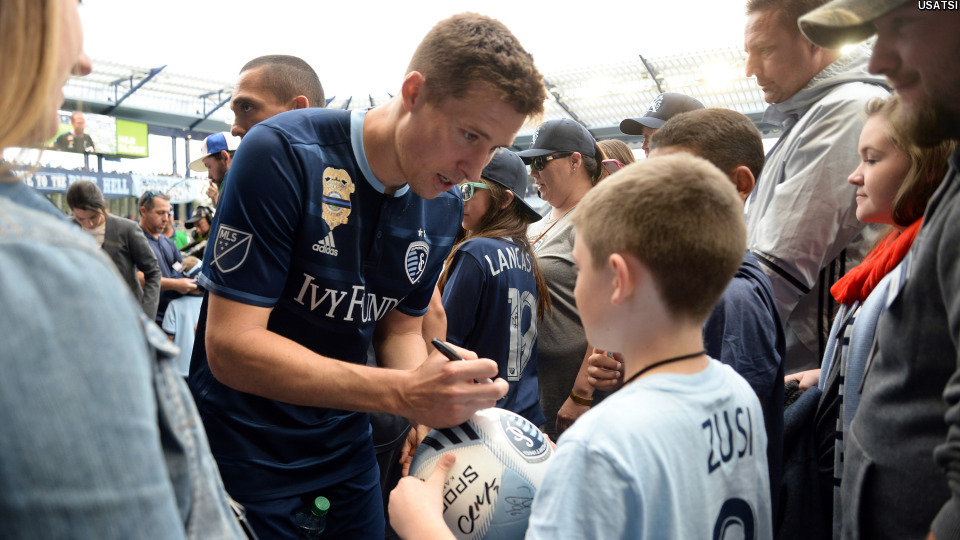 Sporting KC defender Matt Besler